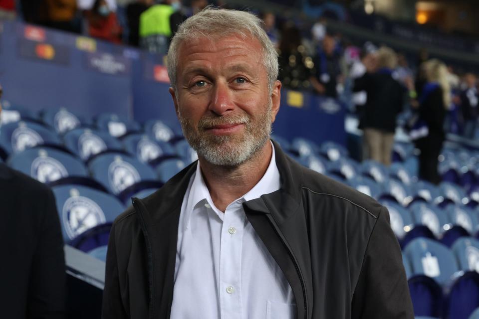 Roman Abramovich, owner of Chelsea smiles following his team's victory during the UEFA Champions League Final between Manchester City and Chelsea FC