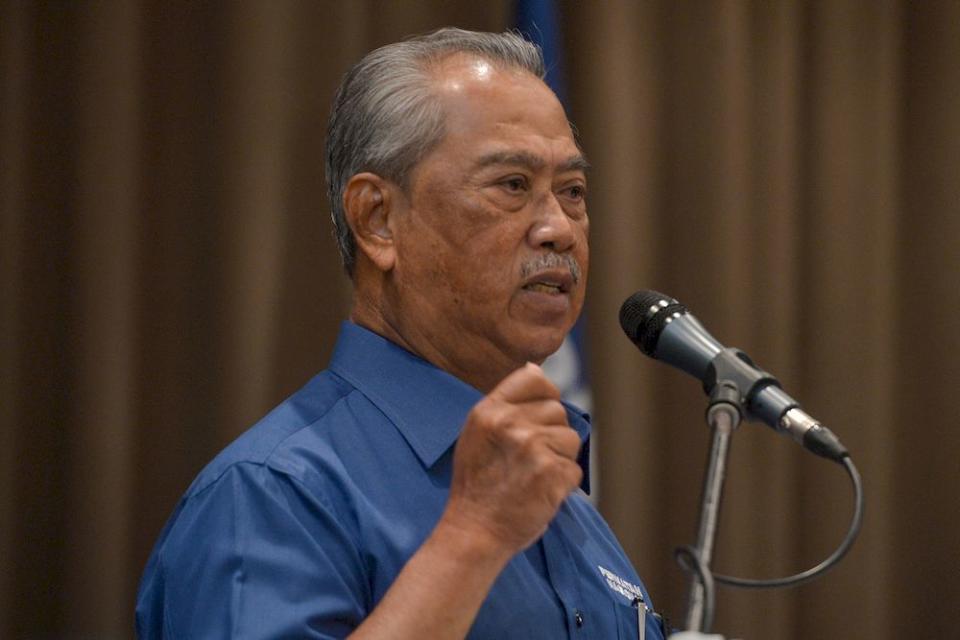 On August 16, Tan Sri Muhyiddin Yassin addressed the nation and announced that he would be stepping down as prime minister. — Picture by Miera Zulyana