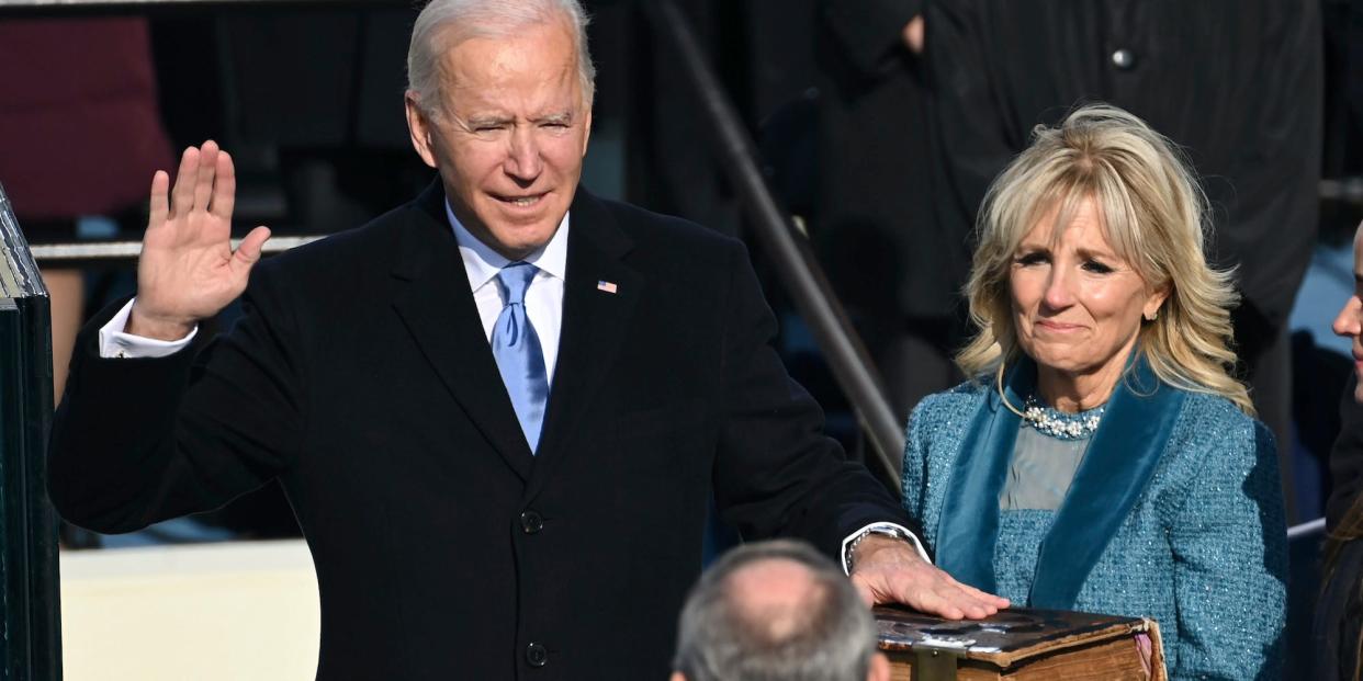 Biden Bible swearing in