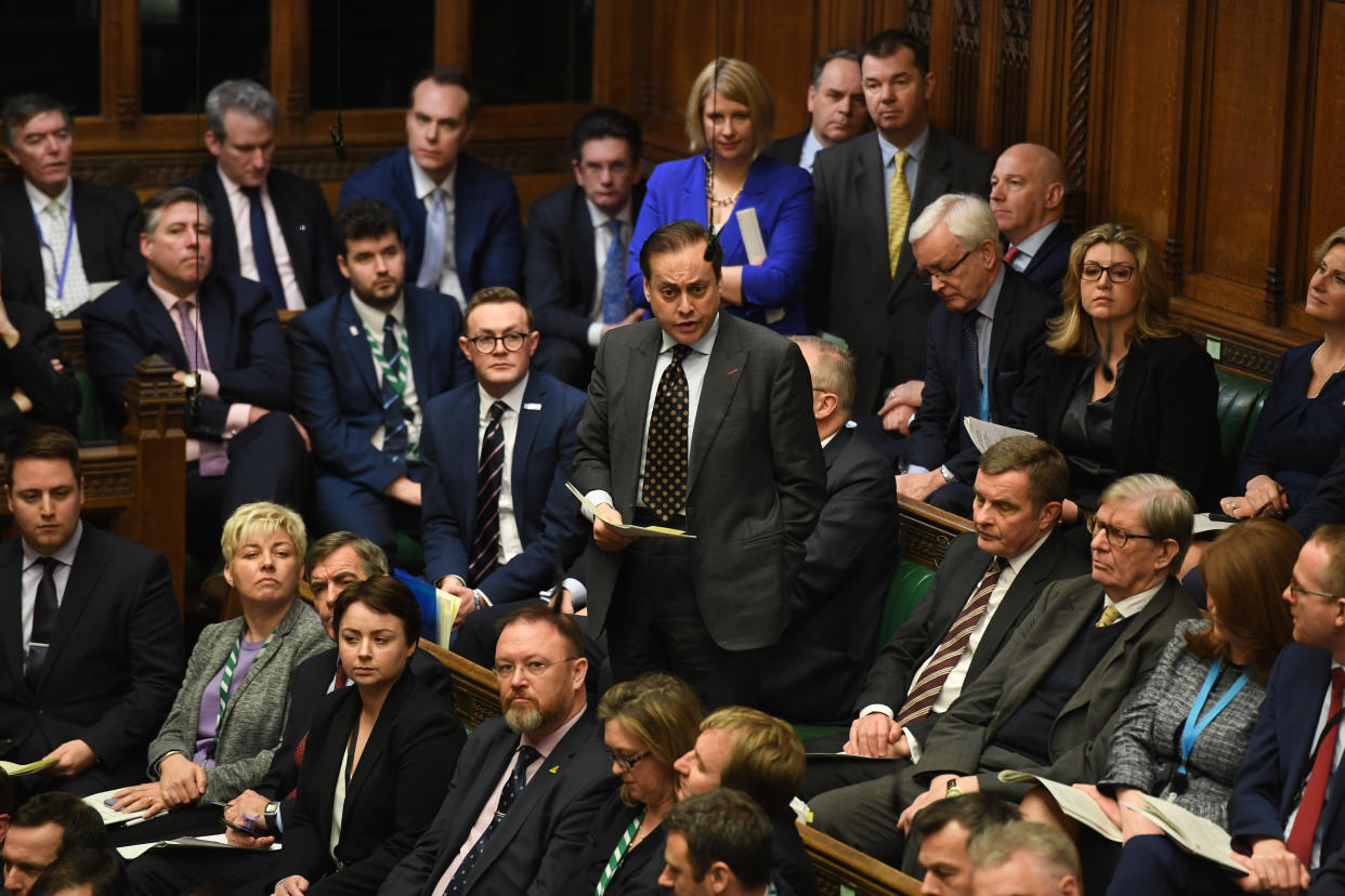 Imran Ahmad Khan speaking in the House of Commons. (PA)