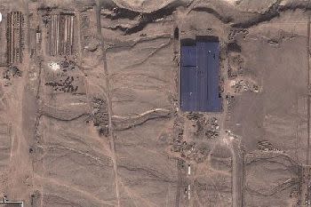 Vista satelital de las instalaciones en China. (Google Earth)