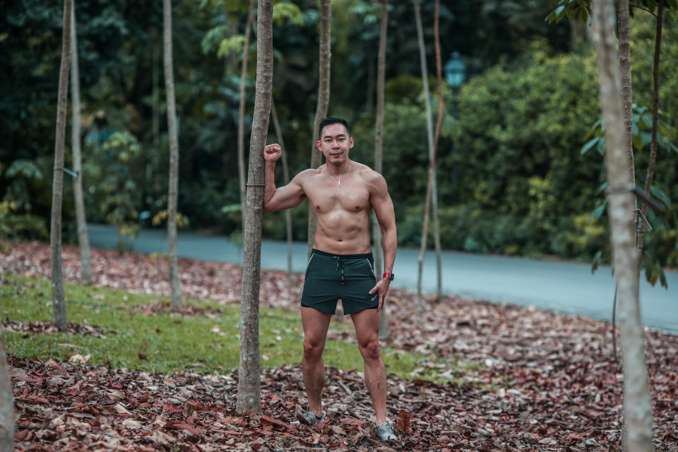 Wei Sheng is inspired by his active parents to maintain a sustainable fitness regimen.