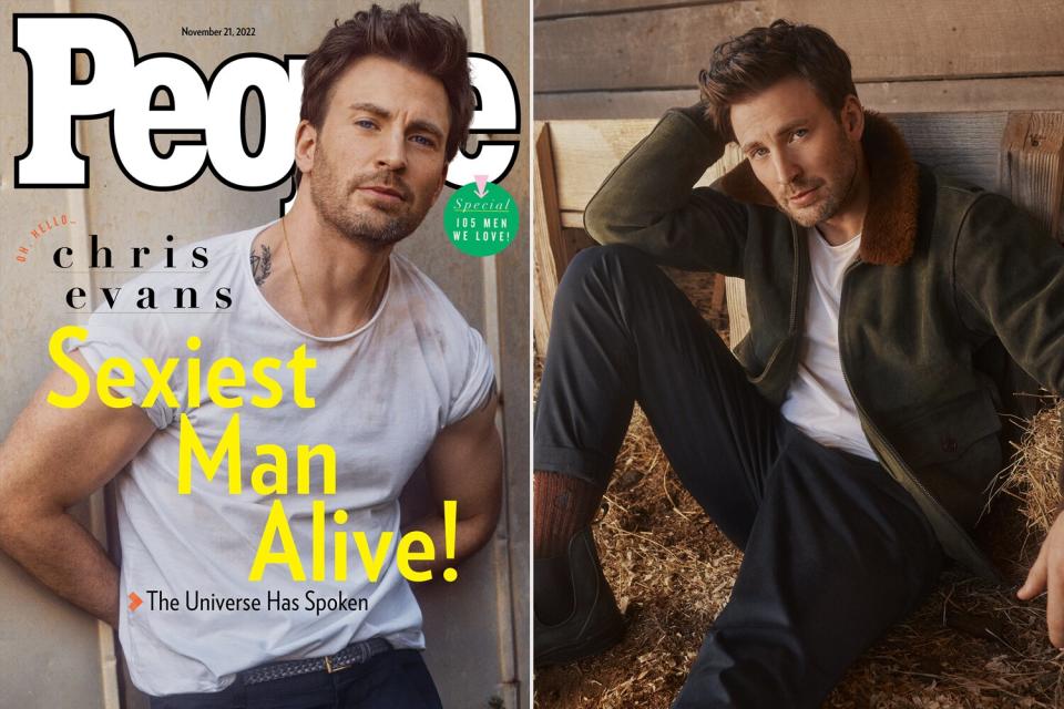 Chris Evans Sexiest Man Alive 2022