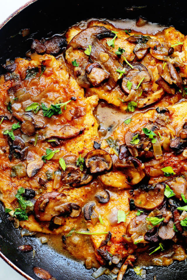 Skinny Chicken Marsala