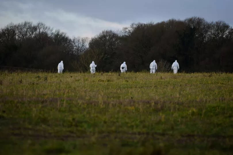 Police on land near Ashley Mill Lane -Credit:ABNM Photography