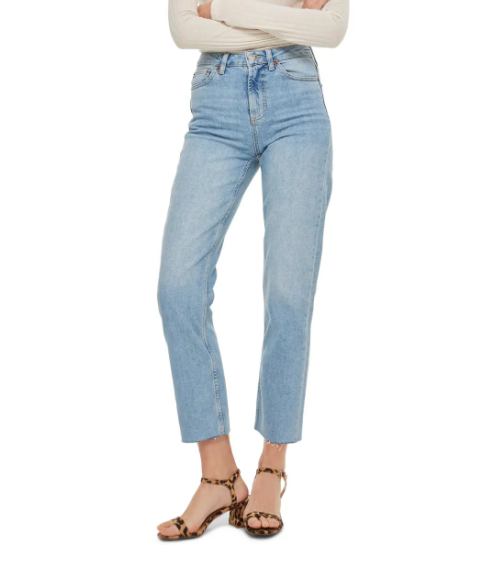  High-waisted straight leg jeans? Super on trend. (Photo: Nordstrom)