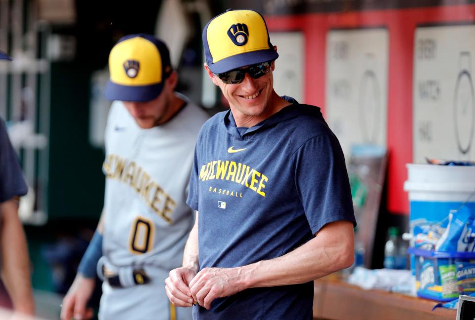 Counsell was 665-597 in his career with the Brewers entering Saturday.