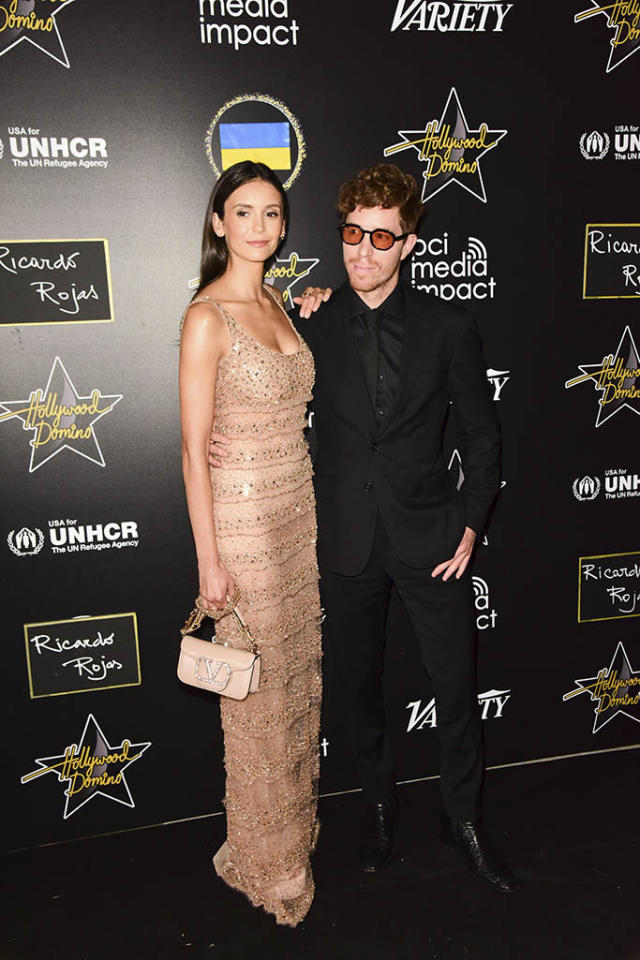 Shaun White, Nina Dobrev raise money for Ukraine in Cannes