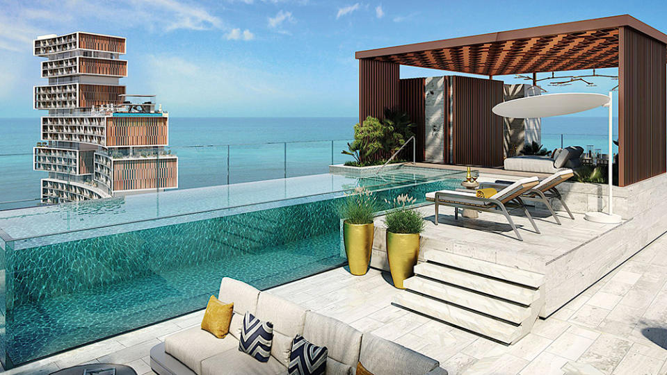 The penthouse pool. - Credit: Photo: Courtesy The Royal Atlantis Residences