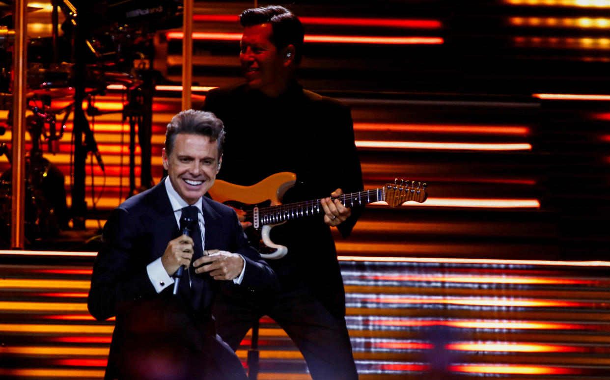 Luis Miguel en Argentina, 2023.  REUTERS/Agustin Marcarian