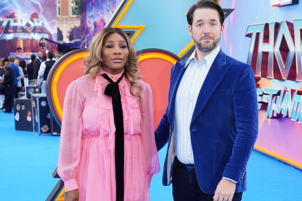 Serena Williams and Alexis Ohanian are among Angel City’s star-studded investors (Ian West/PA) (PA Wire)