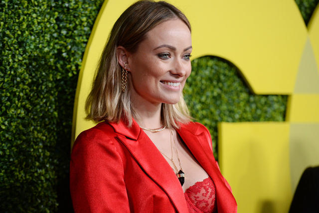 Olivia Wilde Adds Sexy to Power Suiting With a Lacy Bra for GQ's