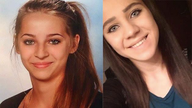 Samra Kesinovic, 17, (left) and Sabina Selimovic, 16, (right) fled to Syria and became ISIS poster girls. Photo: Supplied