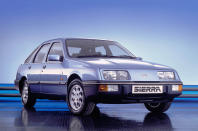 <p>The car that replaced the Ford Cortina in 1982 among the then hugely important fleet buyers had quite a task on its hands: to offer radical modernity and dependable familiarity at the same time. So while a great big fuss was made of its <strong>aerodynamic lines</strong>, underneath it was all old-school rear-wheel drive and Cortina-style Pinto engines.</p>