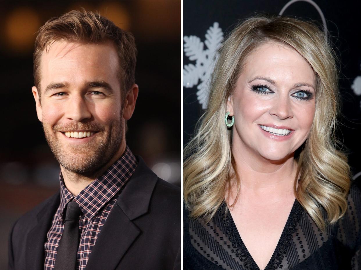 James Van Der Beek and Melissa Joan Hart