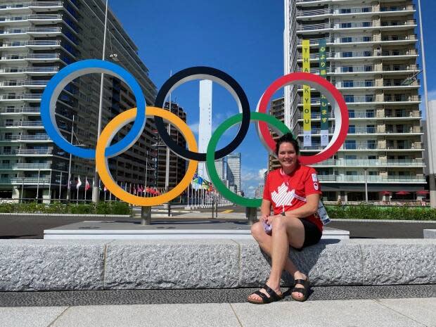 Janice Drover, a chiropractor from St. John's, spent part of her summer in Tokyo as part of Canada's medical team at the Olympic Games.  (Submitted by Janice Drover - image credit)
