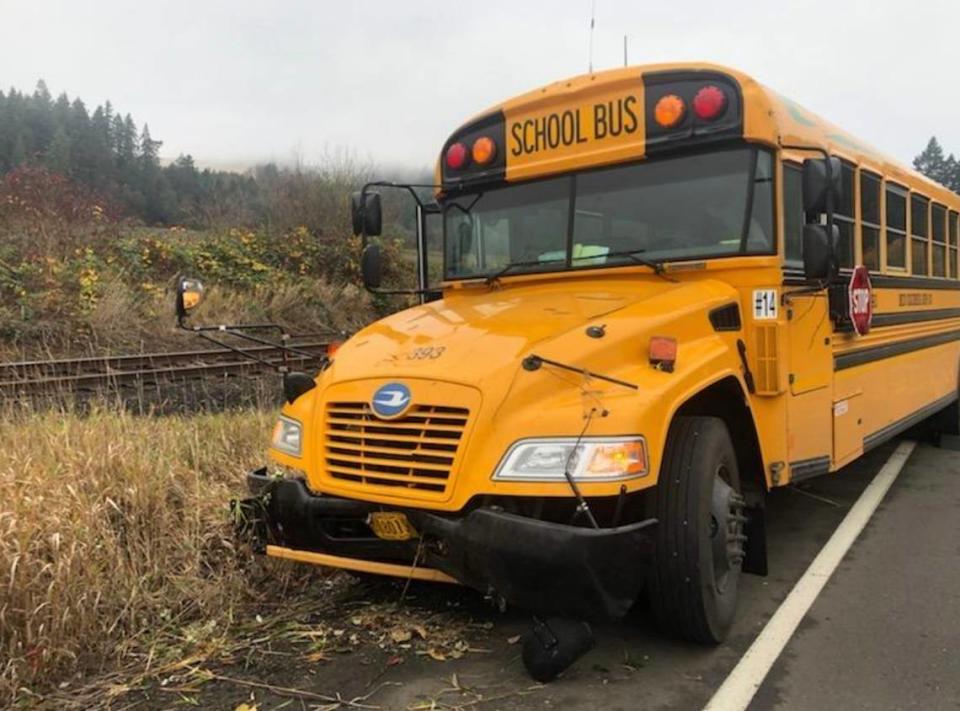 The crash happened just outside of Forest Grove, Oregon, according to authorities.