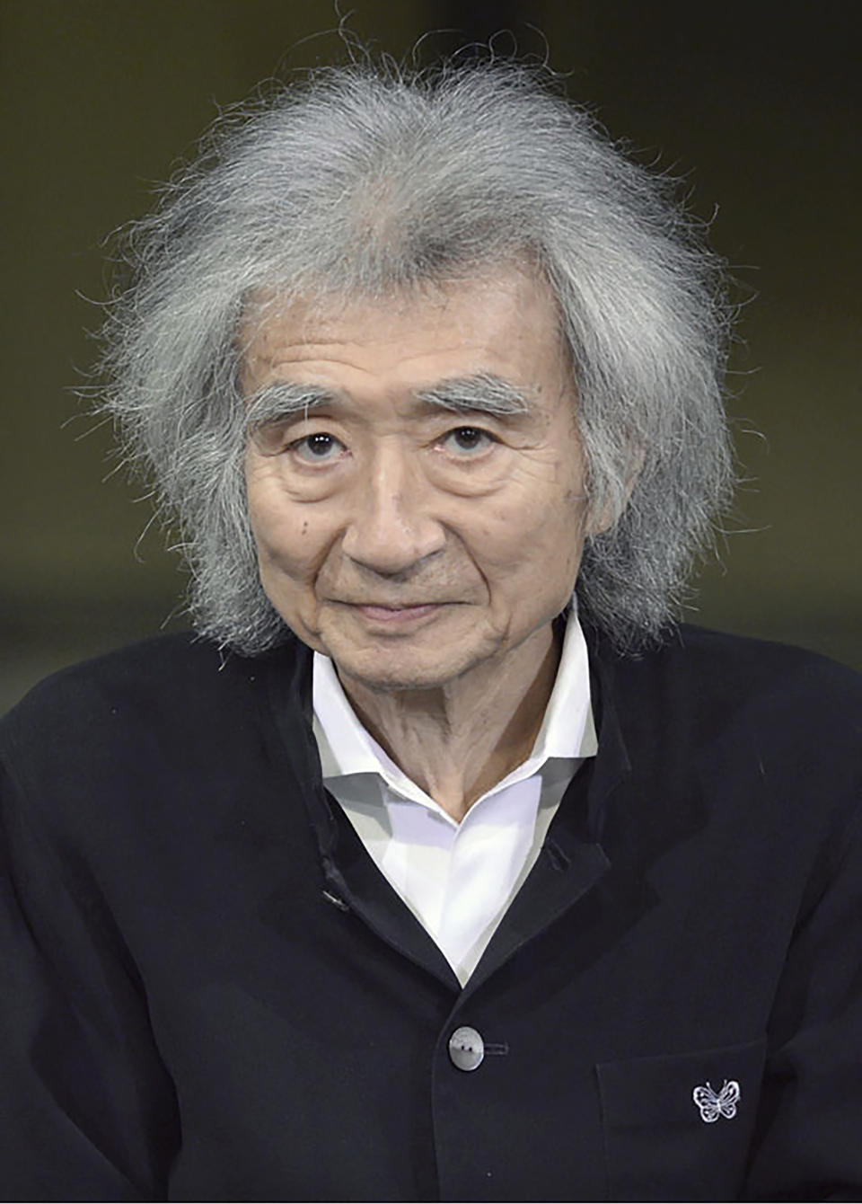 Japanese conductor Seiji Ozawa is seen in this Feb. 2016 photo. World-renowned conductor Ozawa died Tuesday, Feb. 6, due to heart failure at his home in Tokyo, his management office said Friday, Feb. 9, 2024. He was 88. (Kyodo News via AP)