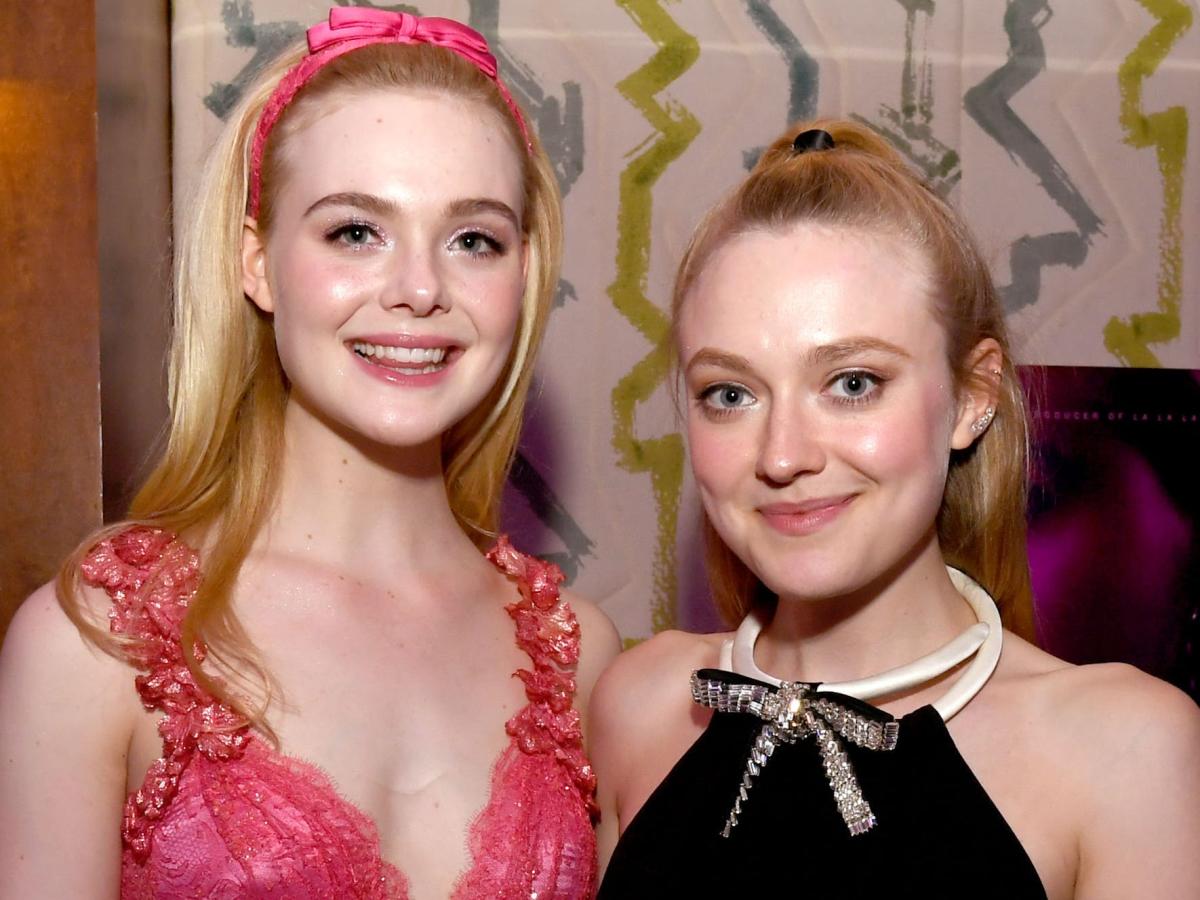 'The star Elle Fanning watched a video of her mom giving birth to her sister Dakota Fanning while preparing for a childbearing scene on 2
