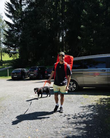 <p>Heidi Berger Instagram</p> Daniel Ricciardo on a trip with Heidi Berger.