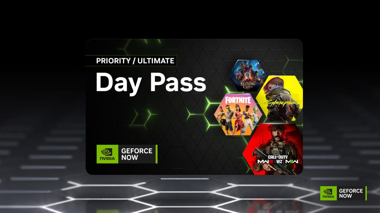  Nvidia GeForce Now Day Pass. 
