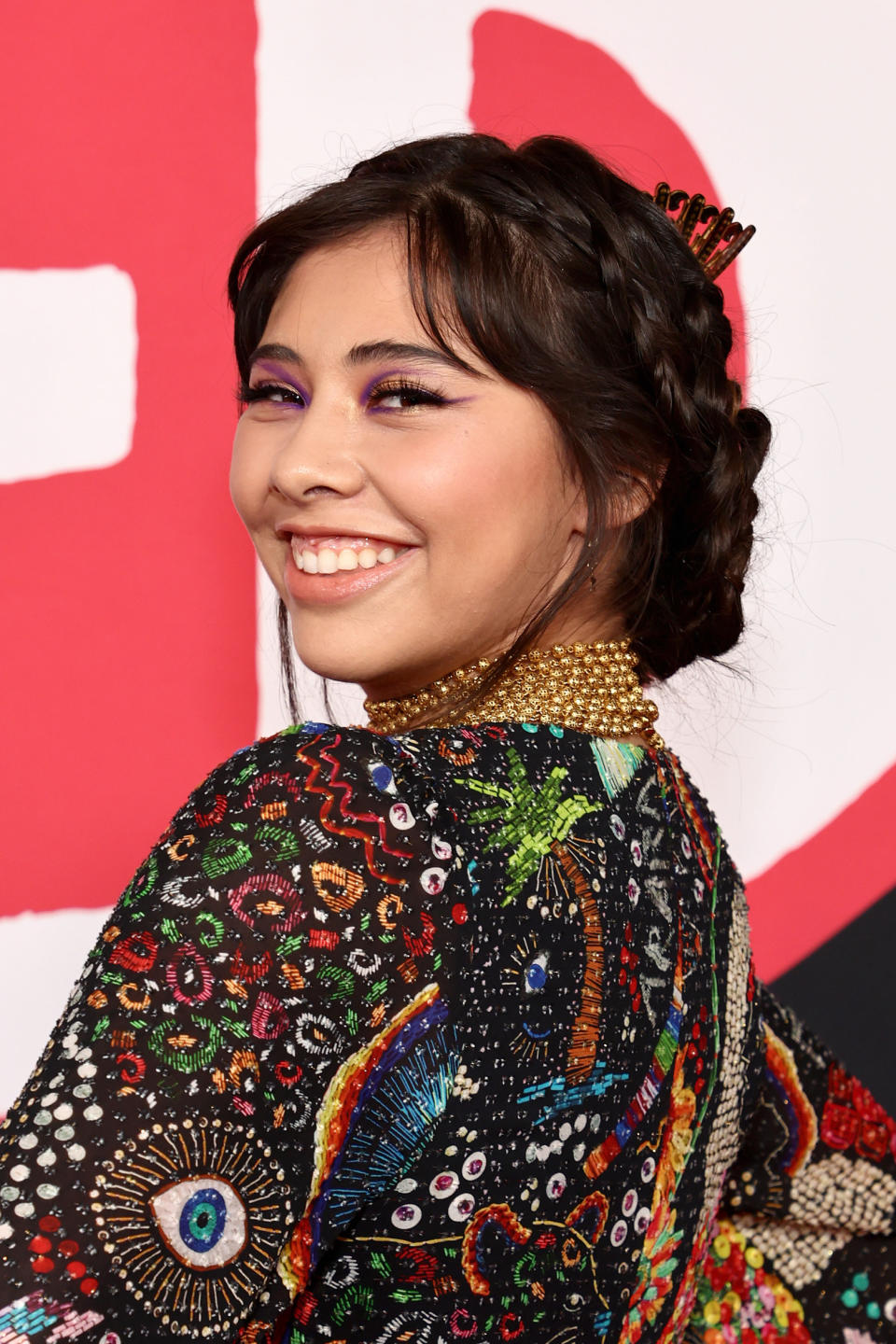 Xochitl Gomez on the red carpet