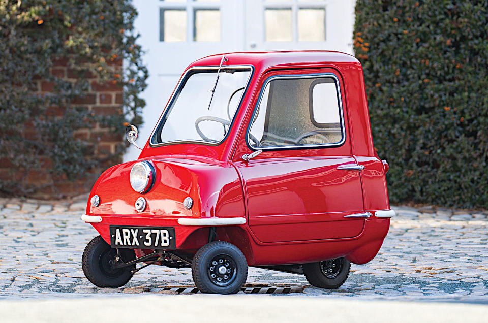 <p><strong>Legend:</strong> The P50 is generally accepted to be the <strong>smallest car</strong> ever to have gone into production, and one of the very few built on the Isle of Man. It’s celebrated mostly for the first of these facts, which makes it an object of fascination and delight.</p><p><strong>Lemon:</strong> Looked at critically, the P50 was noisy, slow and smelly, and had to be manoeuvred by hand in the tightest spaces because it had <strong>no reverse gear</strong>. Driving it along a city street in the company of lorries, buses and normal-sized cars – or really anything heavier than a bicycle – could be considered perilous. But most of this could be said of other <strong>micro cars</strong> too.</p><p><strong>Verdict:</strong> Tie</p>