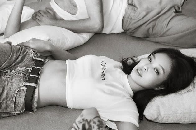 Blackpink's Jennie Kim flaunts her cleavage in racy Calvin Klein