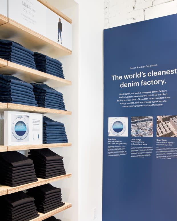 Denim at Everlane Venice. <em>Photo: Courtesy of Everlane</em>