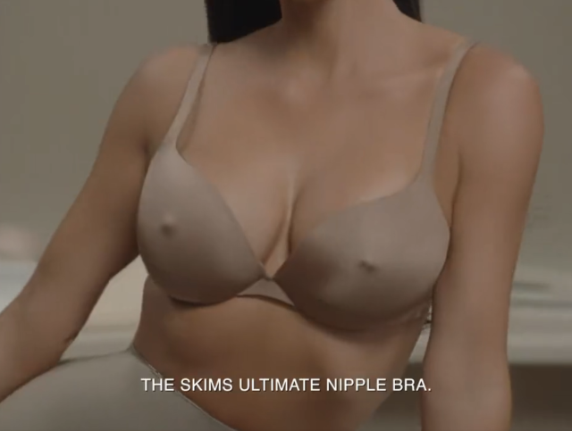 Kim Kardashian's Nipple Push-Up Bra Causes Shockwaves In The World