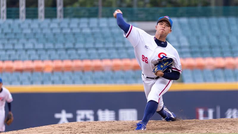 台灣青棒隊由王牌投手孫易磊擔綱開幕戰先發投手。（圖／中華棒協提供）