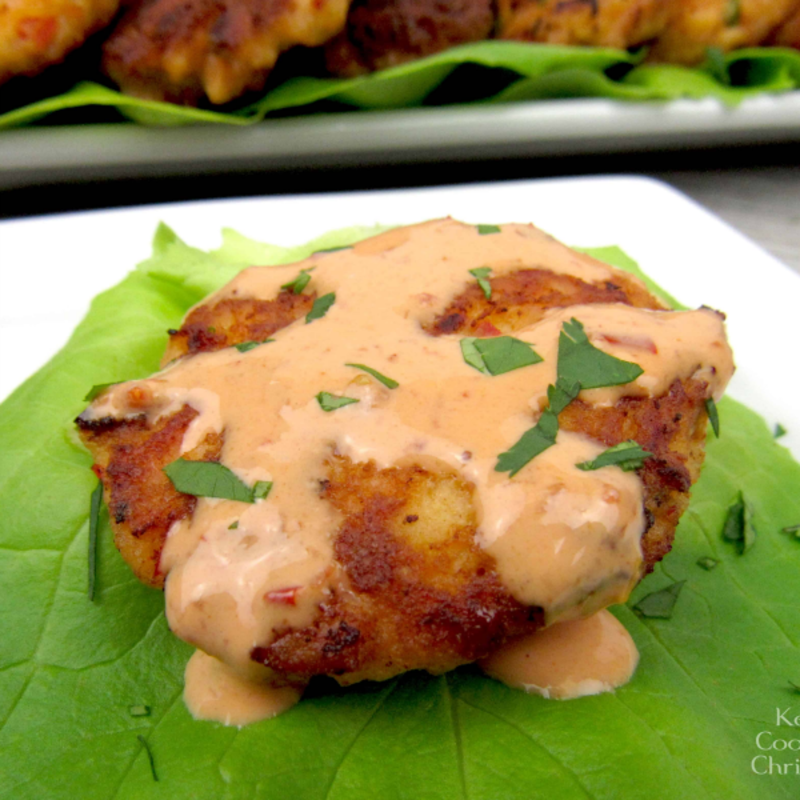 <p>Keto Cooking Christian</p><p>Salmon cakes get a flavorful kick of spice with homemade Bang Bang sauce added to the mix!</p><p><strong>Get the recipe: <a href="https://ketocookingchristian.com/bang-bang-salmon-cakes-keto-low-carb-gluten-free/" rel="nofollow noopener" target="_blank" data-ylk="slk:Bang Bang Salmon Cakes;elm:context_link;itc:0;sec:content-canvas" class="link ">Bang Bang Salmon Cakes</a></strong></p>
