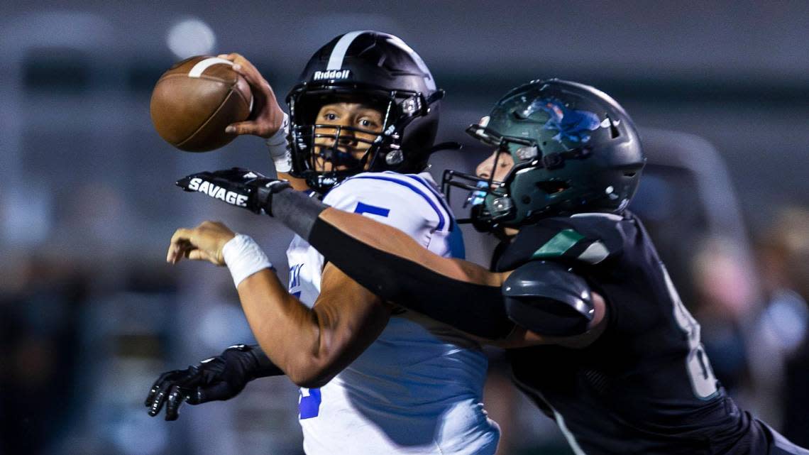 Rocky Mountain and Eagle, above, will both compete in the first Northwest Showdown this fall. Rocky Mountain will face Chiawana from Tri-Cities, Washington. Eagle will take on West Linn from the Portland area. Darin Oswald/doswald@idahostatesman.com