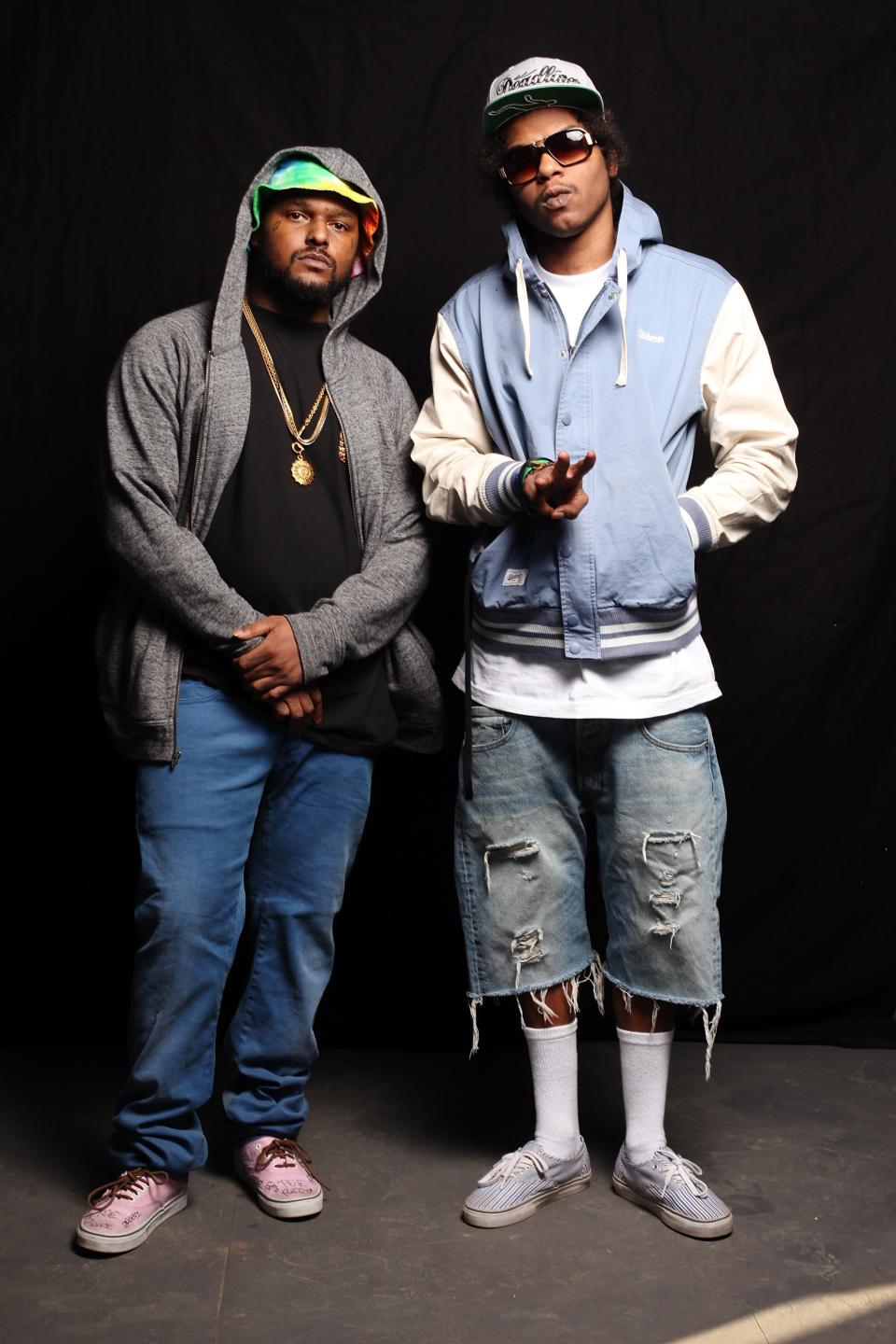 Schoolboy Q and Ab-Soul during SXSW in Austin, Texas, March 2013