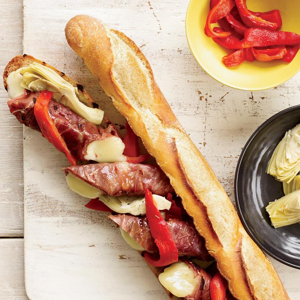 Double-Grilled Antipasto Sandwiches