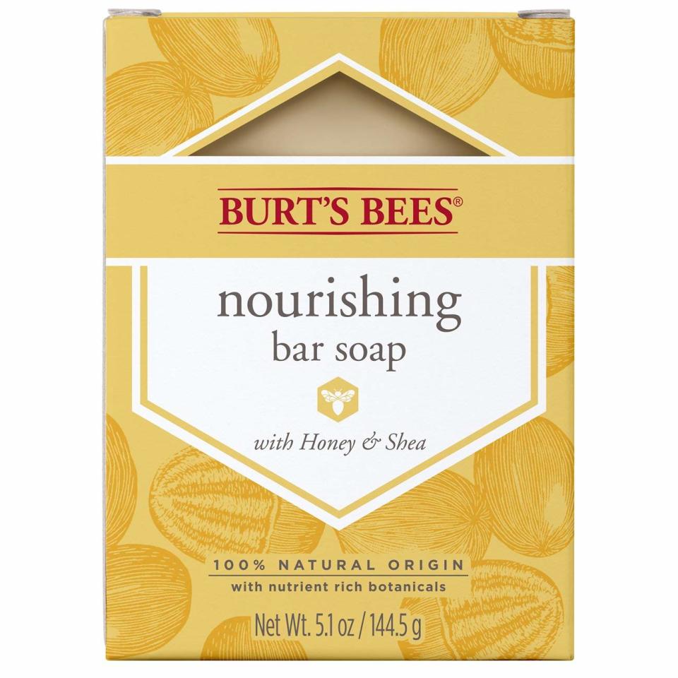 Burt's Bees Nourishing Bar Soap with Honey & Shea, best natural bar soaps