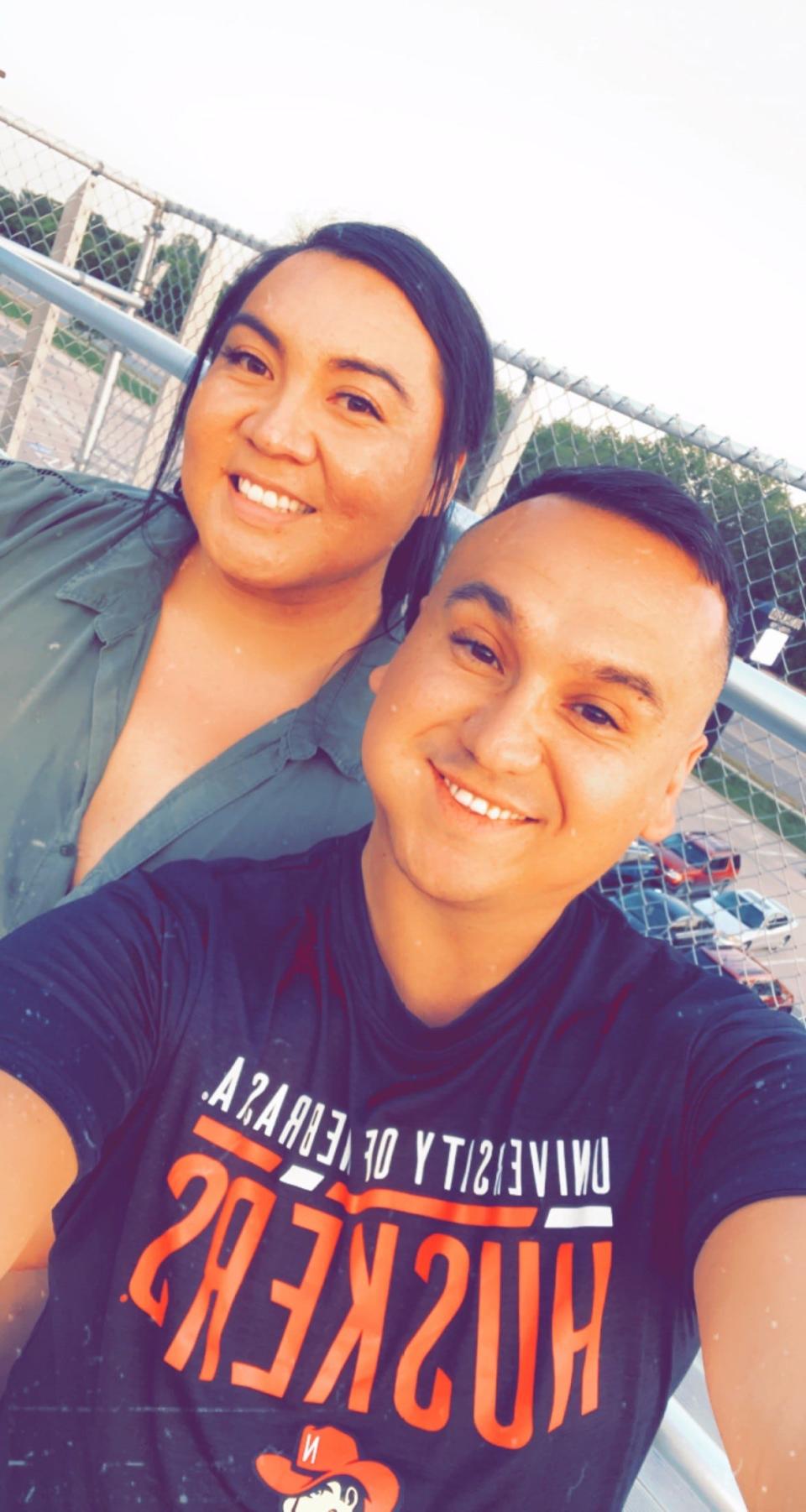 Acey Morrison (left) and her cousin Casey Morton (right) take a selfie together. Morrison will be honored in Sioux Falls on Nov. 20, 2022 in a Transgender Day of Remembrance service.