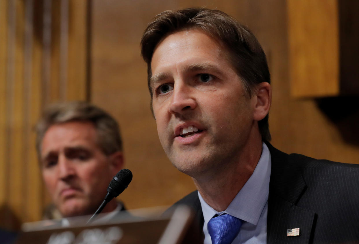 Sen. Ben Sasse (R-Neb.) says he'd urged President Donald Trump last summer to nominate a woman for the Supreme Court seat. (Photo: Jim Bourg/Reuters)