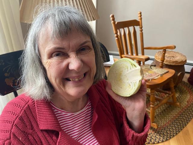 Ann Thurlow says her love for cabbage is real. (Carolyn Ryan/CBC - image credit)