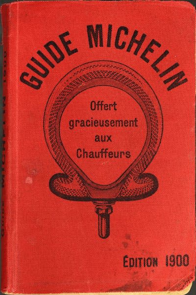 The Michelin Guide was first published in 1900. <a href="https://commons.wikimedia.org/wiki/File:Guidem_michelin_1900.jpg#/media/File:Guidem_michelin_1900.jpg" rel="nofollow noopener" target="_blank" data-ylk="slk:Wikimedia Commons;elm:context_link;itc:0;sec:content-canvas" class="link ">Wikimedia Commons</a>