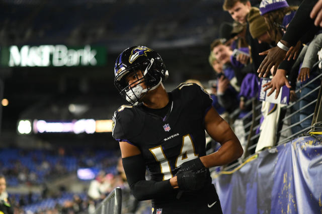 ravens black jersey purple pants