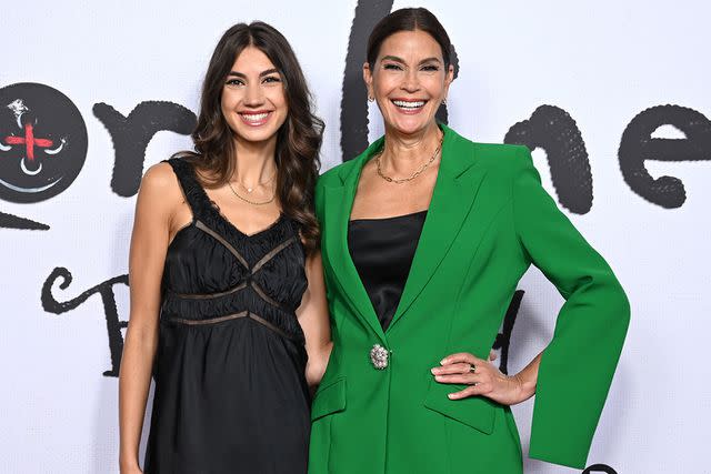 <p>Jeff Spicer/Getty</p> Emersen Tenney and Teri Hatcher