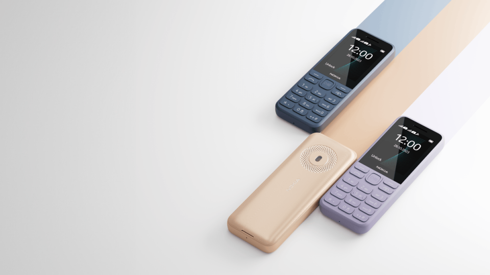 Instead of a camera, the Nokia 130 has a noticeable speaker on the back for when you want to crank up your calls (Nokia)