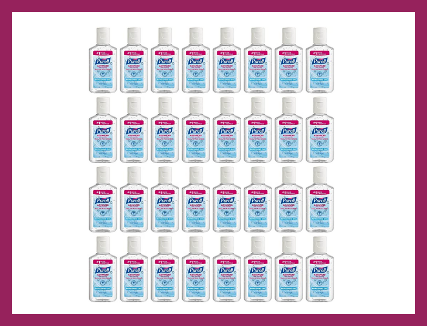 Purell Advanced Hand Sanitizer Refreshing Gel, 1 Fl Oz (24-Pack). (Photo: Amazon)