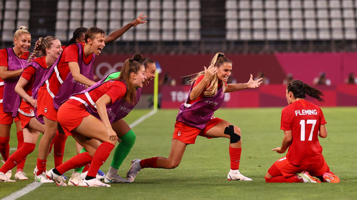 Image: Soccer Football - Women - Semifinal - United States v Canada (Edgar Su / Reuters)