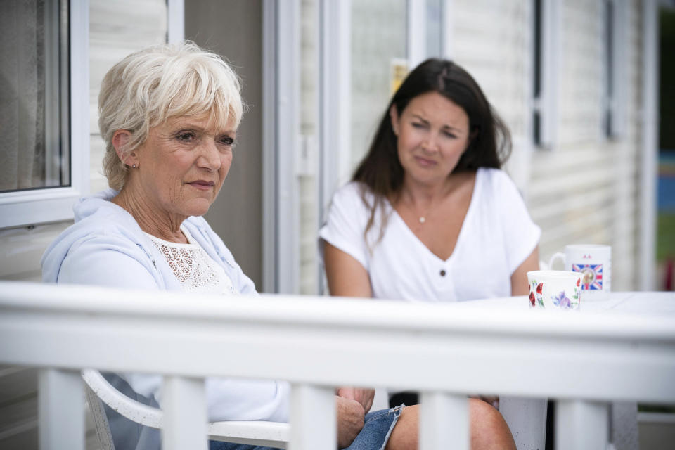 EastEnders,11-08-2022,6537,Jean Slater (GILLIAN WRIGHT);Stacey Slater (LACEY TURNER),***EMBARGOED TILL TUESDAY 2ND AUGUST 2022***, BBC, Jack Barnes/Kieron McCarron