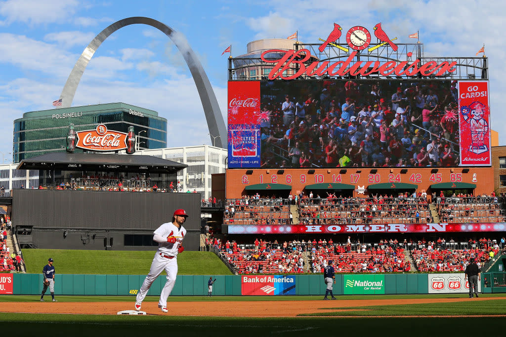 Randall Grichuk is a significant upgrade for the Blue Jays. (Getty Images)