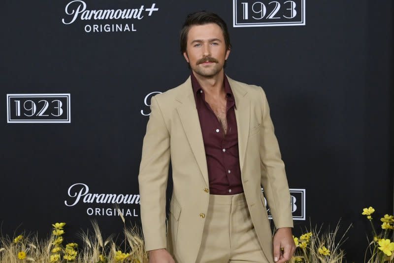 Brandon Sklenar attends the Los Angeles premiere of "1923" in 2022. File Photo by Jim Ruymen/UPI