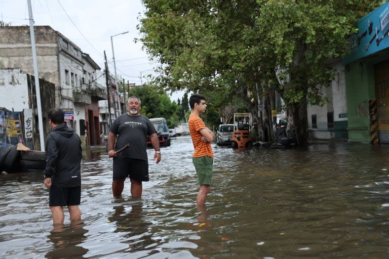 Así quedó la zona el martes pasado 