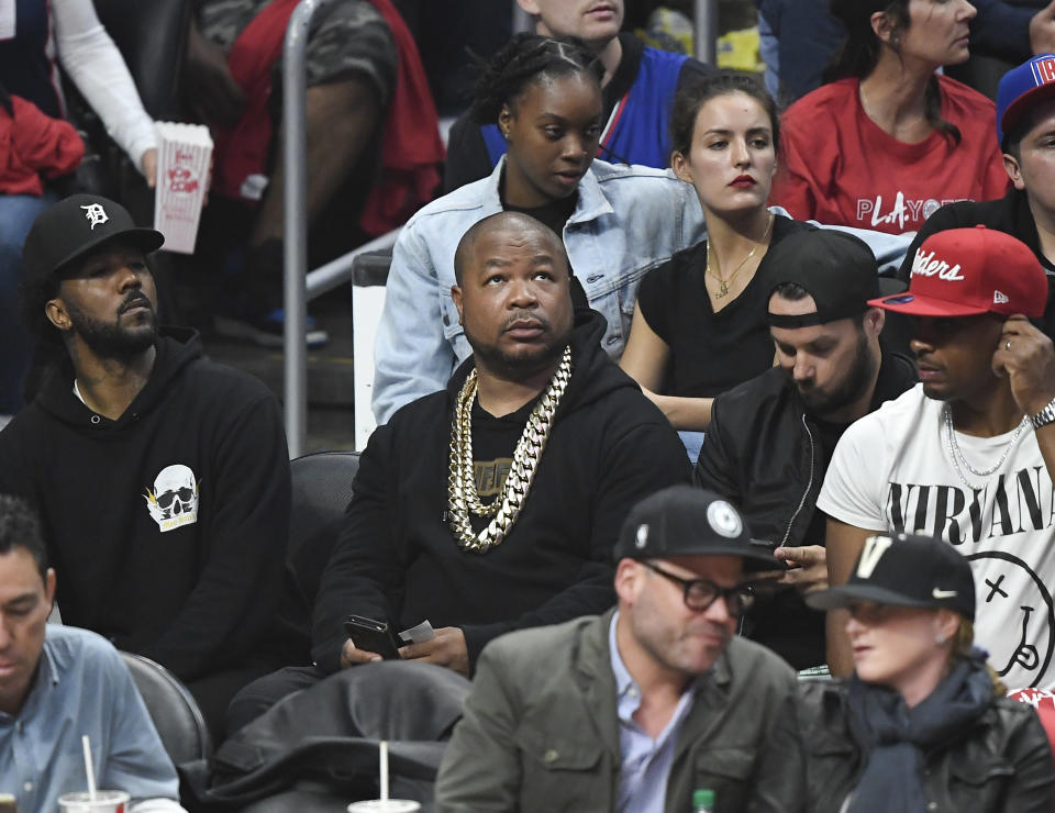 Rapper and actor Xzibit attends the basketball game between Los Angeles Clippers and Golden State Warriors during Game Six of Round One of the 2019 NBA Playoffs at Staples Center on April 26, 2019 in Los Angeles, California. (Photo by Kevork S. Djansezian/Getty Images)